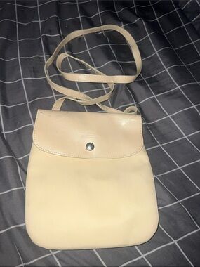 Longchamp Cream Small Crossbody Bag